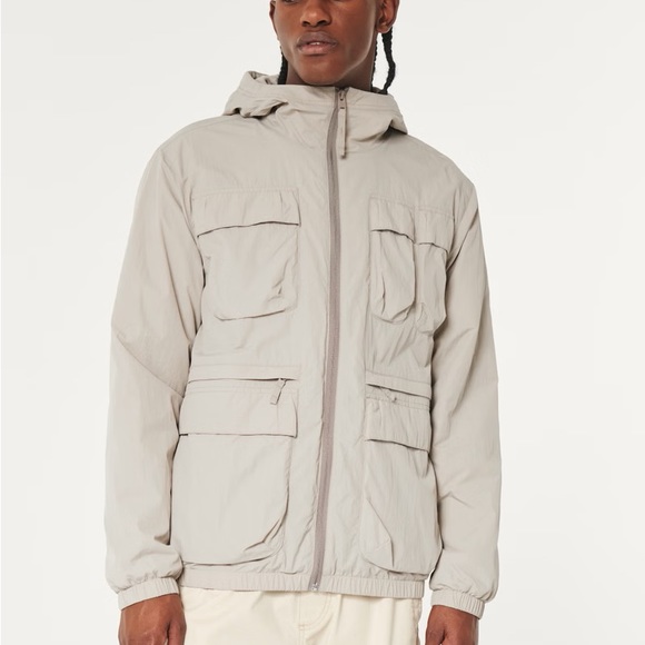 Hollister Other - Hollister FLEECE-LINED ALL-WEATHER HOODIE JACKET NWT